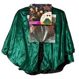 Disney Other | Disney Hocus Pocus Winifred Sanderson Costume Halloween One Size New | Color: Black/Green | Size: Os