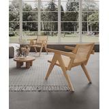 Manhattan Comfort Dining Chairs Nature - Tan Cane Giverny Side Chair - Set of Four