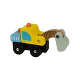 Group Sales Toy Cars and Trucks - Yellow Wood Excavator Toy