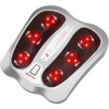 Costway Foot Massager with Shiatsu Heated Electric Kneading Foot & Back Massager