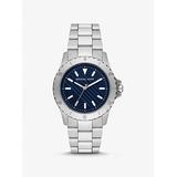 Michael Kors Slim Everest Silver-Tone Watch Silver One Size