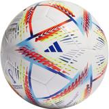 Adidas Games | Adidas Unisex-Adult Fifa World Cup Qatar 2022 Al Rihla Training Soccer Ball | Color: Red/White | Size: Os