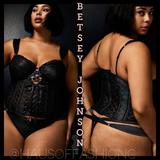 Torrid Intimates & Sleepwear | Betsey Johnson Limited Edition Torrid Black Lace-Up Waist Cincher Corset! Nwt! | Color: Black | Size: Various