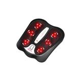 Costway Foot Massager with Shiatsu Heated Electric Kneading Foot & Back Massager Red 15 x 13.5 x 4 (L x W x H)