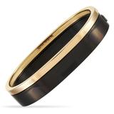 Hook Stainless Steel Black Pvd Yellow Gold Pvd Cled Bangle Bracelet Set