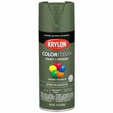 COLORMAXX K05566007 Spray Paint,Satin,Italian Olive,12 oz