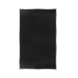 Eastern Tabletop Z2011BF Rectangular Front Panel - 45 5/8"L x 28"H, Black