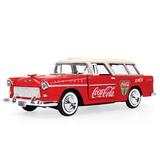 17 Stories 1955 Chevy Noman Die-Cast Model Metal in Red, Size 2.6 H x 2.95 W x 8.26 D in | Wayfair 8BB2D3F41D9E4B4699229B02C8A63C0E