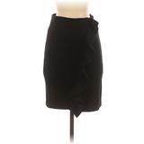 Sonia by Sonia Rykiel Casual Bodycon Skirt Knee Length: Black Solid Bottoms - Women's Size 36
