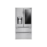 LG LMXS28596S - Refrigerator/freezer - french door bottom freezer with water dispenser, ice dispenser - Wi-Fi - width: 35.7 in - depth: 36.3 in - heig