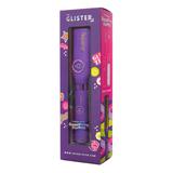 Glister Electric Hair Brushes Violet - Violet Crush Anti-Frizz Smoothing System Foldable Hot Brush