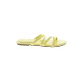 Nine West Sandals: Green Solid Shoes - Women's Size 7 - Open Toe