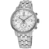 Tissot PRC 200 Quartz Chronograph Silver Dial Steel Men's Watch T114.417.11.037.00 T114.417.11.037.00