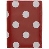 Red & White Dots Leather Wallet