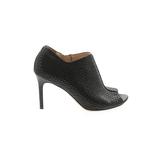 Cole Haan zerogrand Ankle Boots: Slip On Stiletto Cocktail Black Solid Shoes - Women's Size 7 1/2 - Peep Toe
