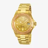 Invicta Pro Diver Mens Automatic Gold Tone Stainless Steel Bracelet Watch 13930, One Size