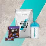 Whey Protein Starter Pack - Peanut Butter - Shaker - Cookies and Cream