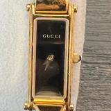 Gucci Accessories | Gucci Vintage Bangle Watch | Color: Black/Gold | Size: Womens