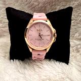 Coach Accessories | Coach Libby Pink Mineral Crystal Quartz Watch New | Color: Gold/Pink | Size: Os