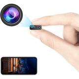 Smallest Spy WiFi Camera HD1080P Wireless Remote Camera Portable Wireless IP Camera Nanny Cam Baby Monitor with Night Vision Motion Detection Cloud Storage Remote Viewing for iOS Android Phone APP