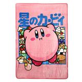 BIOWORLD Pink Kirby Throw Blanket
