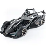 Maisto 1:18 Lambo V12 Vision Gran Turismo Black Sports Car Static Die Cast Vehicles Collectible Model Car Toys