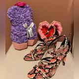 Jessica Simpson Shoes | Jessica Simpson- Pink Snakeskin Heels | Color: Pink | Size: 7.5