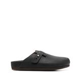 Slip-on Leather Clog Sandals
