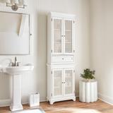 Ann 2-Door Cabinet with Hutch - Ballard Designs
