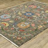 Cotterill Rectangle Rug, 5'3" x 7'6", Charcoal
