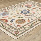 Cotterill Rectangle Rug, 7'10" x 10'10", Ivory