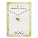 Designs by KaraMarie Women's Necklaces - Raw Peridot & Stainless Steel Pendant Necklace