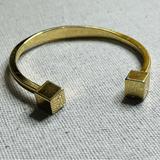J. Crew Jewelry | J Crew Women's Cube-Node Cuff Bracelet | Color: Gold | Size: Os