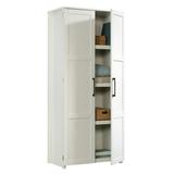 Latitude Run® Kozlov 4 - Shelf Storage Cabinet Wood in Brown/White, Size 68.81 H x 30.7 W x 17.2 D in | Wayfair 1F15F883C0524EDC9377CBA4F08816F9
