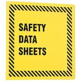 BRADY BR753Y Binder,English,2-1/8 In. D,Polyethylene