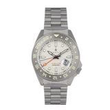 Nautis Global Dive Bracelet Watch W/date - White