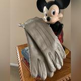 Coach Accessories | Leather Gloves | Color: Gray | Size: 8