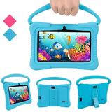 Veidoo Kids Tablets PC 7 inch Android Toddler Tablet 1GB Ram 16GB Storage Google Play WiFi Tablet for Kids with Silicone Case (Blue)