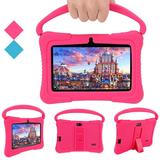 Veidoo Kids Tablets PC 7 inch Android Toddler Tablet 1GB Ram 16GB Storage Google Play WiFi Tablet for Kids with Silicone Case (Pink)