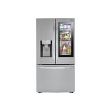 LG LRFVC2406S - Refrigerator/freezer - french door bottom freezer with water dispenser, ice dispenser - Wi-Fi - width: 35.7 in - depth: 30.7 in - heig