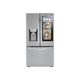 LG LRFVS3006S - Refrigerator/freezer - french door bottom freezer with water dispenser, ice dispenser - Wi-Fi - width: 35.7 in - depth: 36.6 in - heig