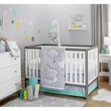 Disney Other | Disney Dumbo The Elephant 6 Piece Baby Crib Bedding Set - See Details | Color: Gray | Size: Standard Crib