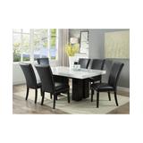 Camila Rectangle Dining Table and Black Dining Chair 7-Piece Set, Created for Macy's