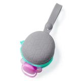 Skidaddle by Skip Hop Silicone Pacifier Holder - Grey