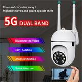 Zelic Clearance 1080P HD Wireless Security Camera System Outdoor Home 5G Wifi Night Vision Cam