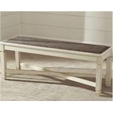 Bolanburg Two-tone Large Upholstered Dining Bench