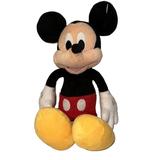 Disney Toys | Disney Mickey Mouse Small Plush Stuffed Toy Sewn Eyes Clean Approx 13 In | Color: Black/Red | Size: Os