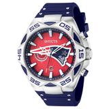 Invicta NFL New England Patriots Men's Watch - 52mm Blue Steel (41759)