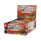 FITCRUNCH, Whey Protein Baked Bar, Chocolate Chip Cookie Dough, 12 Bars, 3.10 oz (88 g) Each