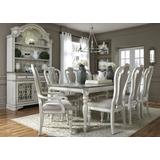 Magnolia Manor Antique White Extendable Rectangular Dining Room Set